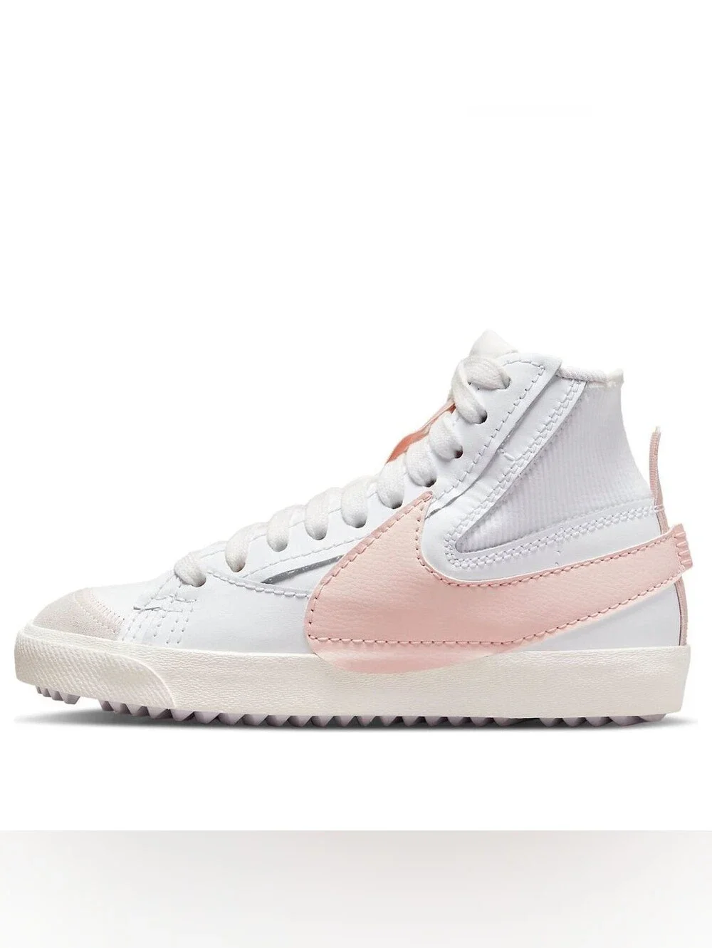 Nike Blazer Mid '77 Jumbo White Atmosphere Pink High Top Women 9